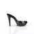 Fabulicious COCKTAIL-501SDT Mules à plateforme Transparent Noir EU-35 / US-5