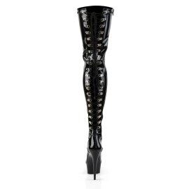 Pleaser Bottes cuissardes DELIGHT-3063 Noir EU-37/US-7
