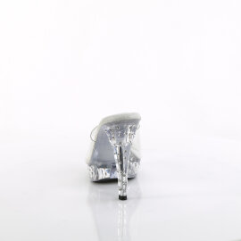 Fabulicious COCKTAIL-501SDT Mules à plateforme Transparent EU-44 / US-14