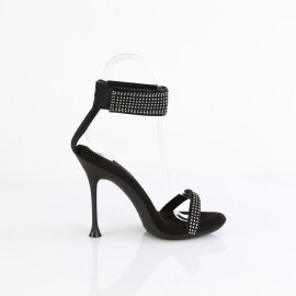Fabulicious CUPID-440 Sandales Similicuir Strass Noir EU-38 / US-8