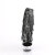 Pleaser DELIGHT-1017RSF Bottines à plateforme Transparent Strass Noir EU-36 / US-6