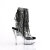 Pleaser DELIGHT-1017RSF Bottines à plateforme Transparent Strass Noir EU-36 / US-6
