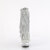 Pleaser DELIGHT-1017RSF Bottines à plateforme Transparent Strass Argent EU-35 / US-5