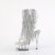Pleaser DELIGHT-1017RSF Bottines à plateforme Transparent Strass Argent EU-37 / US-7