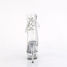 Pleaser DELIGHT-1018C Bottines à plateforme Transparent EU-39 / US-9