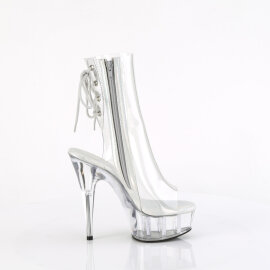 Pleaser DELIGHT-1018C Bottines à plateforme Transparent EU-39 / US-9