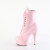 Pleaser DELIGHT-1020 Bottines à plateforme Revêtement laqué Rose EU-35 / US-5