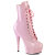 Pleaser DELIGHT-1020 Bottines à plateforme Revêtement laqué Rose EU-37 / US-7