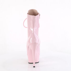Pleaser DELIGHT-1021 Bottines à plateforme Revêtement laqué Rose EU-39 / US-9