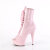 Pleaser DELIGHT-1021 Bottines à plateforme Revêtement laqué Rose EU-39 / US-9