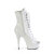 Pleaser DELIGHT-1021 Bottines à plateforme Revêtement laqué Blanc EU-37 / US-7