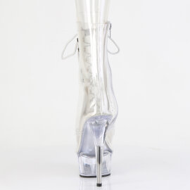 Pleaser DELIGHT-1021C Bottines à plateforme Transparent EU-38 / US-8