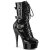 Pleaser DELIGHT-1043 Bottines à plateforme Revêtement laqué Noir EU-37 / US-7