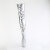 Pleaser DELIGHT-3000HWR Cuissardes à plateforme Holo Similicuir Argent EU-35 / US-5