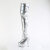 Pleaser DELIGHT-3000HWR Cuissardes à plateforme Holo Similicuir Argent EU-37 / US-7