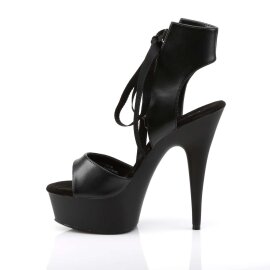 Pleaser Sandales DELIGHT-600-14 Noir EU-38/US-8
