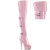 Pleaser DELIGHT-3018 Cuissardes à plateforme Revêtement laqué Rose EU-35 / US-5