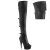 Pleaser DELIGHT-3018 Cuissardes à plateforme Similicuir Noir EU-36 / US-6