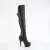 Pleaser DELIGHT-3018 Cuissardes à plateforme Similicuir Noir EU-36 / US-6