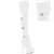 Pleaser DELIGHT-3018 Cuissardes à plateforme Similicuir Blanc EU-39 / US-9