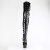 Pleaser DELIGHT-3022 Cuissardes à plateforme Revêtement laqué Noir EU-35 / US-5