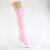 Pleaser DELIGHT-3029 Cuissardes à plateforme Revêtement laqué Rose EU-35 / US-5