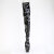 Pleaser DELIGHT-4017 Cuissardes à plateforme Revêtement laqué Noir EU-39 / US-9