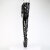 Pleaser DELIGHT-4050 Cuissardes à plateforme Revêtement laqué Noir EU-37 / US-7
