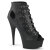 Pleaser DELIGHT-600-11 Bottines à plateforme Similicuir Noir EU-36 / US-6