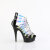 Pleaser DELIGHT-600-9 Bottines à plateforme Revêtement laqué Holo Multicolore EU-35 / US-5