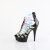 Pleaser DELIGHT-600-9 Bottines à plateforme Revêtement laqué Holo Multicolore EU-39 / US-9