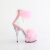 Pleaser DELIGHT-624F Sandales à plateforme Transparent Rose EU-37 / US-7