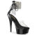 Pleaser DELIGHT-624RS Sandales à plateforme Transparent Strass EU-37 / US-7