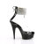 Pleaser DELIGHT-624RS Sandales à plateforme Transparent Strass EU-37 / US-7