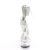 Pleaser DELIGHT-624RS Sandales à plateforme Transparent Strass Argent EU-37 / US-7