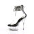 Pleaser DELIGHT-624RS Sandales à plateforme Transparent Strass Noir EU-42 / US-12