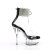 Pleaser DELIGHT-624RS Sandales à plateforme Transparent Strass Noir EU-42 / US-12