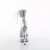 Pleaser DELIGHT-624RS-02 Sandales à plateforme Transparent Strass EU-38 / US-8