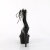 Pleaser DELIGHT-627RS Sandales à plateforme Transparent Strass Noir EU-36 / US-6