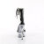 Pleaser DELIGHT-627RS Sandales à plateforme Transparent Strass EU-37 / US-7