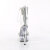 Pleaser DELIGHT-627RS Sandales à plateforme Transparent Strass Argent EU-37 / US-7