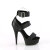 Pleaser DELIGHT-629 Sandales à plateforme Similicuir Noir EU-35 / US-5