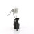Pleaser DELIGHT-691-2RS Sandales à plateforme Transparent Strass Noir EU-35 / US-5