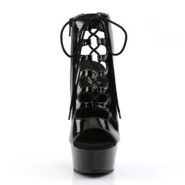 Pleaser Bottines DELIGHT-600-20 Noir EU-35/US-5
