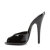 Devious DOMINA-101 Mules Revêtement laqué Noir EU-39 / US-9