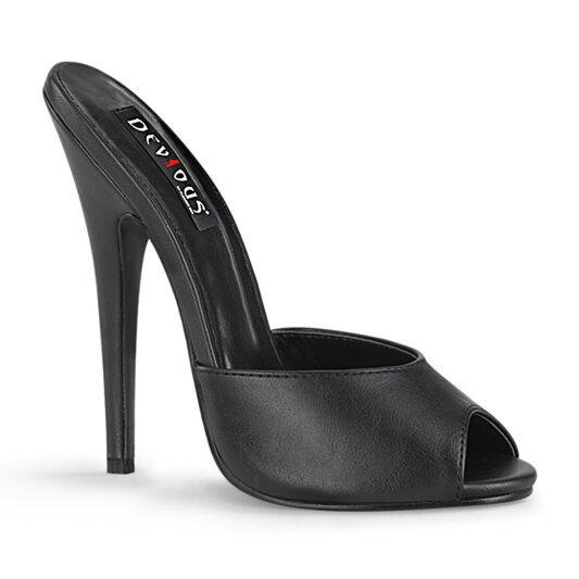 Devious DOMINA-101 Mules Similicuir Noir EU-37 / US-7