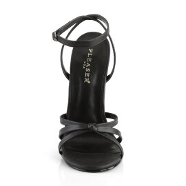 Devious DOMINA-108 Sandales Similicuir Noir EU-38 / US-8