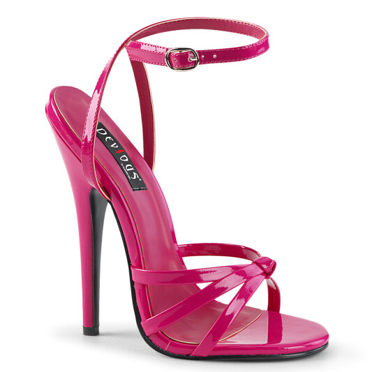 Devious DOMINA-108 Sandales Revêtement laqué Rose EU-42 / US-12