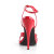 Devious DOMINA-108 Sandales Revêtement laqué Rouge EU-35 / US-5