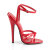 Devious DOMINA-108 Sandales Revêtement laqué Rouge EU-41 / US-11
